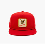 Plainview Staple Patch High Profile Hat | Red