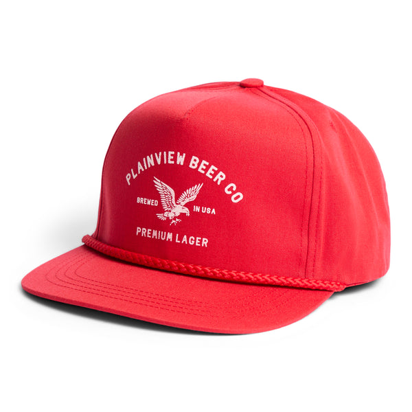 Plainview Beer Arch Hat | High Profile RED
