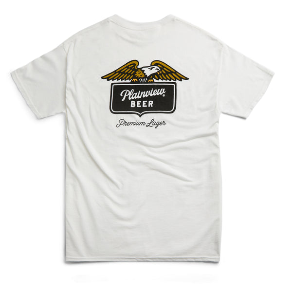 Plainview Beer Shield Script Tee