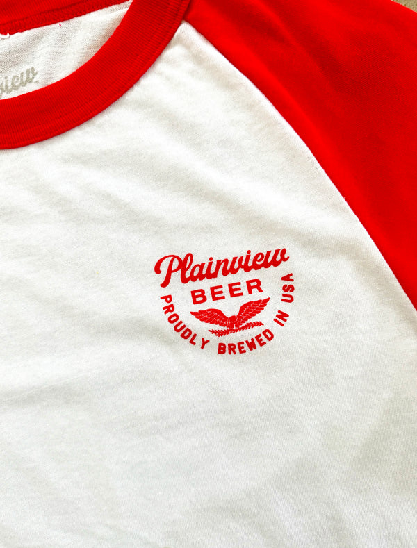 Planview Beer - Proudly 3/4 Baseball Tee