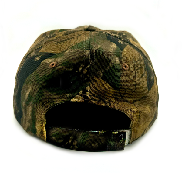 Plainview Beer Script 5 Panel Camo Hat | High Profile