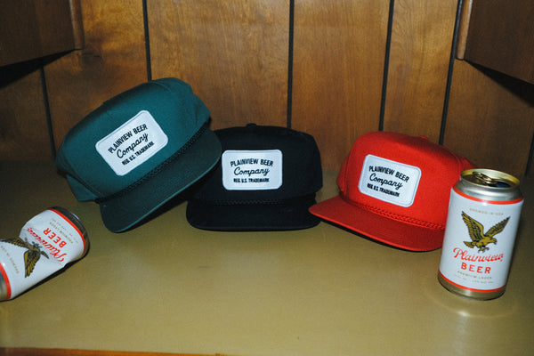 Plainview Beer Company Hat | High Profile Snapback RED