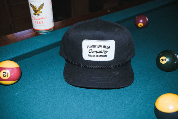 Plainview Beer Company Hat | High Profile Snapback BLACK