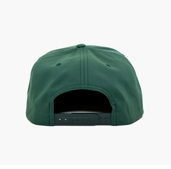 Plainview Beer Script 5-Panel Twill | HIGH Profile Hat | Spruce Green