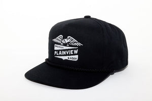 Plainview Beer Shield Hat | High Profile Snapback BLACK