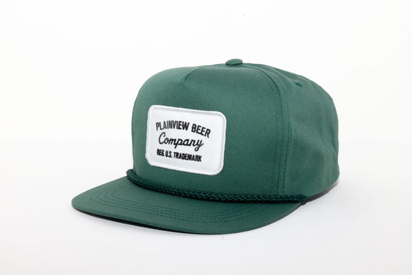 Plainview Beer Company Hat | High Profile Snapback SPRUCE