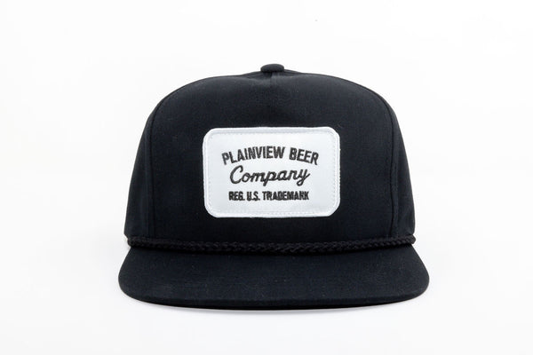 Plainview Beer Company Hat | High Profile Snapback BLACK