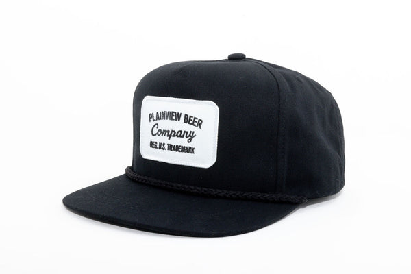 Plainview Beer Company Hat | High Profile Snapback BLACK