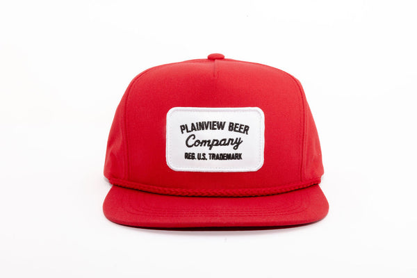 Plainview Beer Company Hat | High Profile Snapback RED