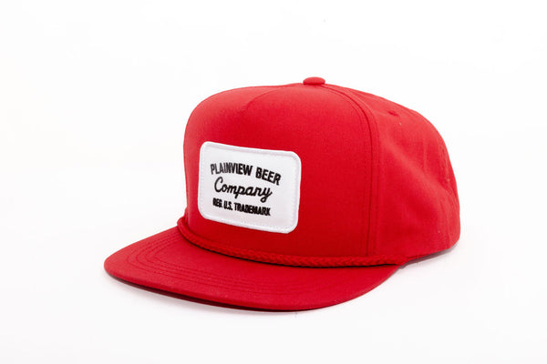 Plainview Beer Company Hat | High Profile Snapback RED