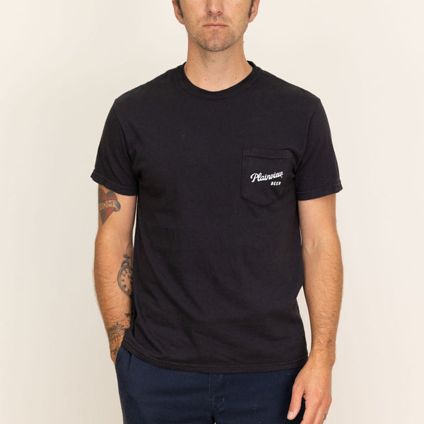 Plainview Oval Eagle Pocket T-Shirt | Black