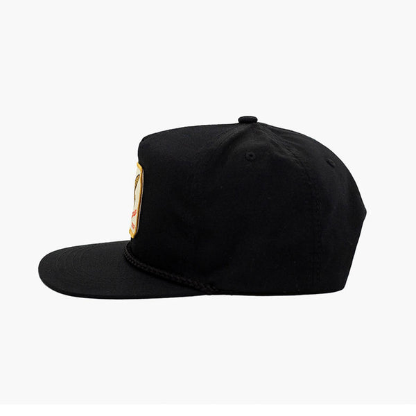 Plainview Staple Patch High Profile Hat | Black