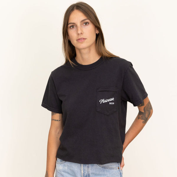 Plainview Oval Eagle Pocket T-Shirt | Black